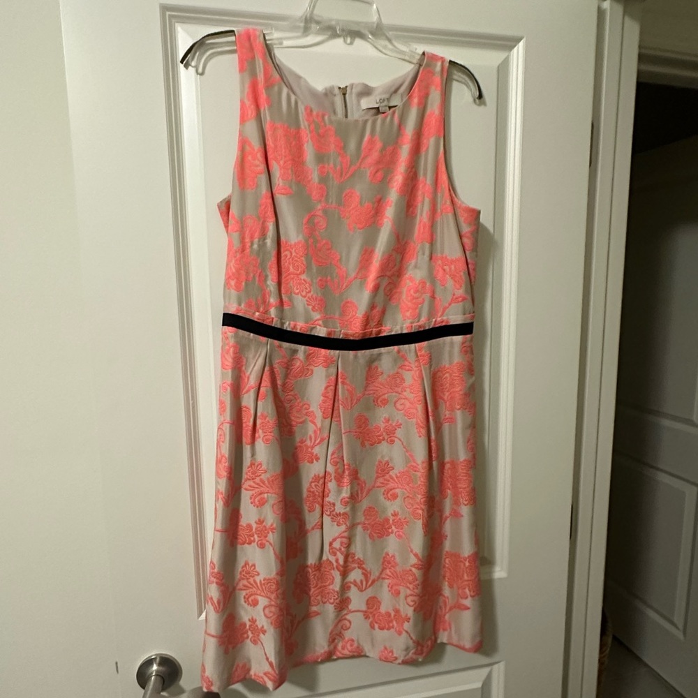 pink silky dress